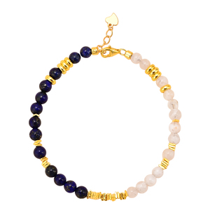 五行喜水补水手链S925碎银几两手链五行手串缺金补金定制水晶手链