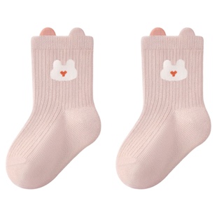 宝宝袜子卡通中筒婴儿春夏薄款春秋季无骨男童女童儿童幼儿1-3岁5