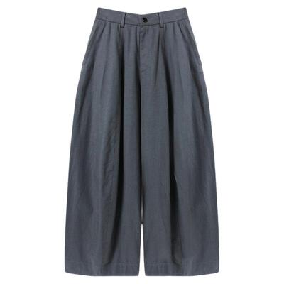 西町村屋简约哈伦裤女装2025秋季新款休闲百搭文艺裤子XHAC10638