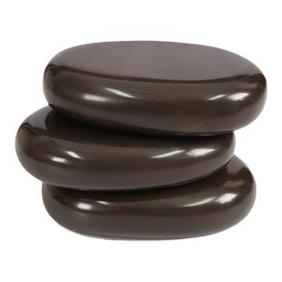 泗滨砭石能量石spa热石美容院养生按摩背部热敷托玛琳火山能量石