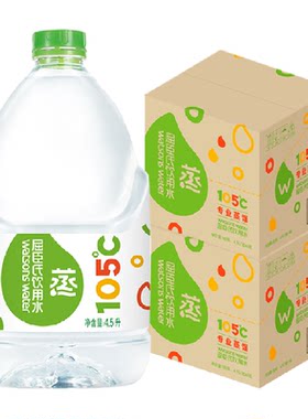 屈臣氏蒸馏制法4.5L×8桶饮用水