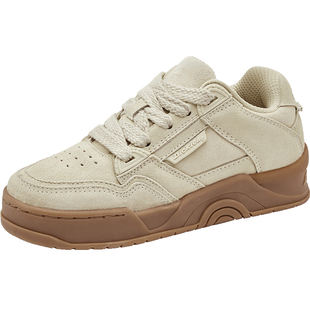 Dickies复古面包鞋男款2026新款冬季男鞋真皮鞋子男士休闲板鞋男