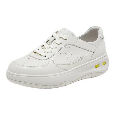 SKAP圣伽步女鞋2026春季新款小白鞋轻便舒适运动单鞋女款休闲鞋