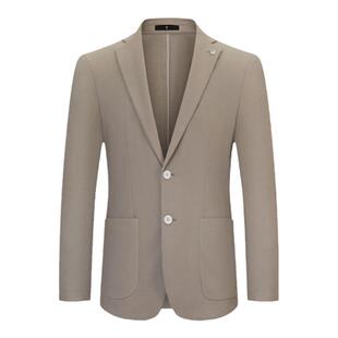 LAMPO/蓝豹【3D针织】春夏男士单西服商务休闲功能针织时尚西装