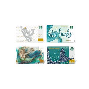 Starbucks星巴克 鱼尾系列星礼卡 实体储值卡 送礼礼品卡