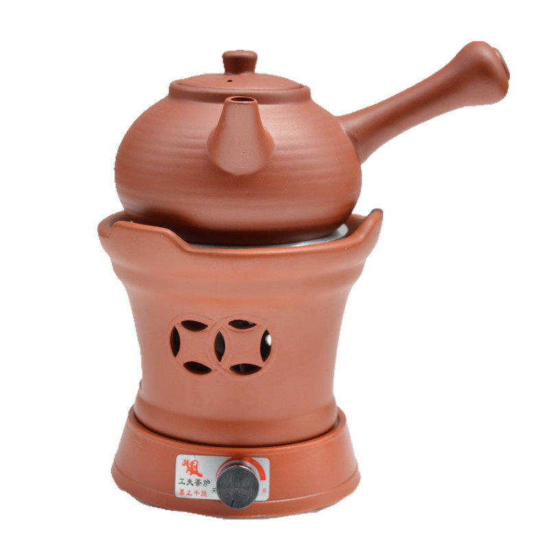 陶然炉泡茶器烧水壶仿古陶瓷紫砂电热茶壶电子工夫茶炉烧水煮茶器