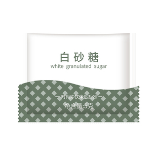 白砂糖咖啡糖包5g*100包咖啡奶茶伴侣糖包奶包小包袋装方糖块包