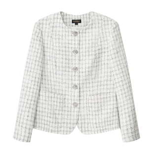 【小香风】Scofield女法式粗花格纹短外套通勤松弛感2026夏季新品