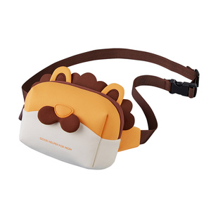 诺狐儿童斜挎包女童可爱时尚包包男童女孩外出小挎包腰包背包兔子