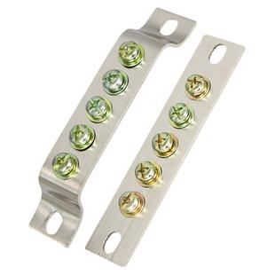 加厚3*25零地排10/15/30孔地线接地铜排铜接线端子排汇流排零线排