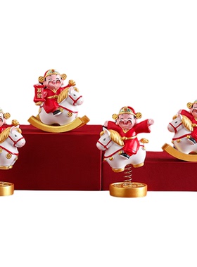 马年吉祥物生肖小马摆件新年装饰