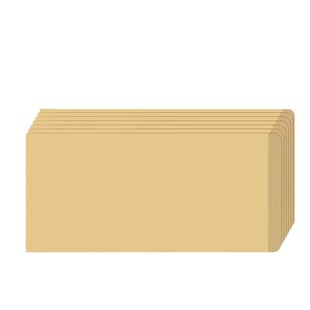 信封装现金牛皮纸现金袋银行存款百元万元存放收纳袋放钱工资袋装钱的袋子厚慰问金年终奖送钱回礼红包存钱袋