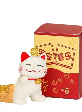招财猫卡通树脂桌面摆件伴手礼