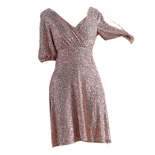 晚礼服女仙女超仙森系法式高级感轻奢小众名媛聚会连衣裙平时可穿