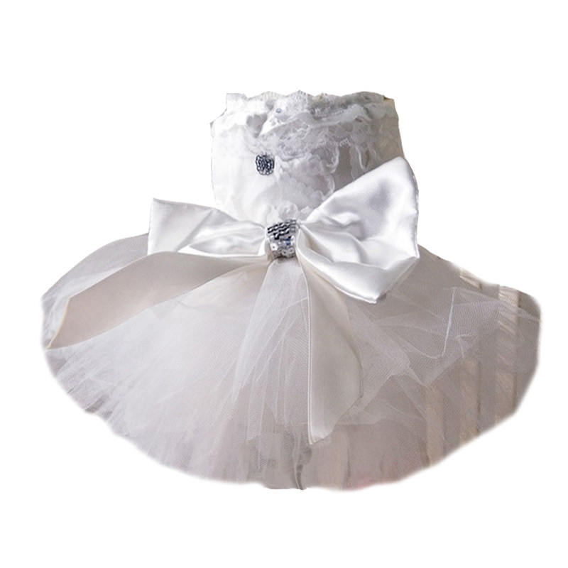 宠物小狗狗猫咪春夏季衣服薄款白色婚纱结婚礼服西装连衣裙子泰迪