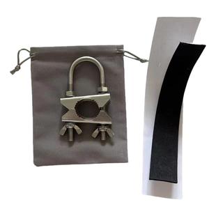 外开门阻门器门挡器防盗门把手锁扣防撬防撞出差旅行免打孔门锁扣