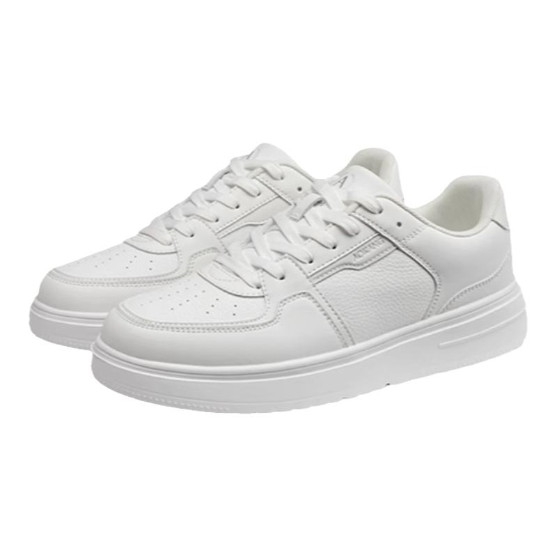 奥康男鞋板鞋男款休闲白色经典百搭款春秋款青少年透气防滑学院风