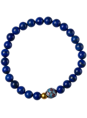 招财青金石手串转运莲花手链女款