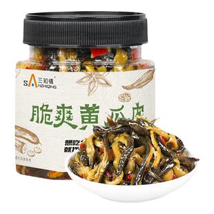 三知情脆爽黄瓜皮木瓜丝酱菜萝卜干咸菜农家爽口外婆菜即食下饭菜