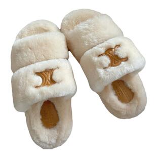 【benefanfan】羊皮毛一体厚底毛毛拖鞋2025新款舒适外穿保暖拖鞋