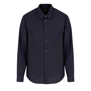 Armani/阿玛尼AX 男士时尚修身休闲长袖衬衫 XM000719 AF13206