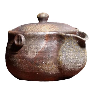 柴烧宝瓶手抓壶盖碗手工台湾茶具