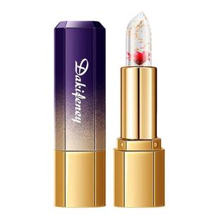 温变润唇膏防水不沾杯不掉色保湿鲜果冻透明口红滋润鲜花持久