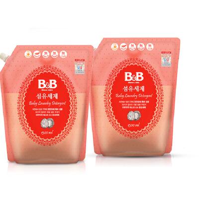 保宁韩国进口婴儿洗衣液1.3L*2袋