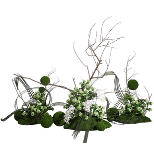 妖及 现代大型艺术装置定制 样板间售楼处酒店大堂会所装饰摆件