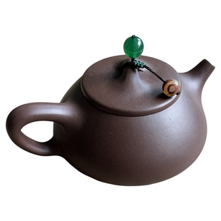 拎茶壶小提溜 壶钮防烫 高档挂坠紫砂壶盖吊坠装饰品石瓢专用配件