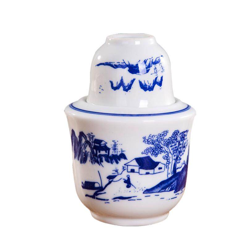 景德镇陶瓷温酒壶 家用二两半斤套装暖酒器烫酒具 黄酒白酒热酒壶