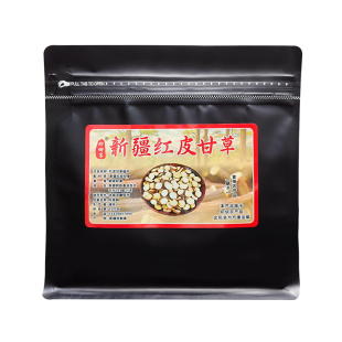 新疆红皮甘草沙漠生野圆片西草乌拉尔甜草根苗500g新货无硫中药材