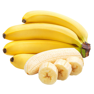 正宗高山香蕉威廉斯绿皮香蕉产地现摘现发自然熟新鲜应季水果5斤