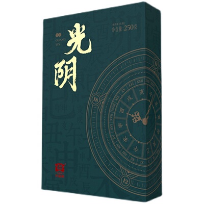 大益80周年纪念光阴生茶茶砖250g