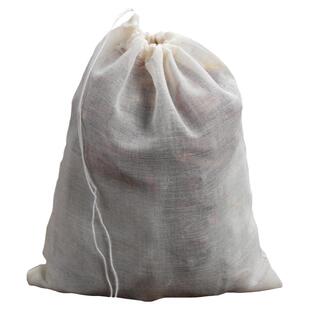 纯棉豆浆过滤袋超细纱布袋卤料袋挤馅家用厨房手搓冰粉抽绳冰籽袋