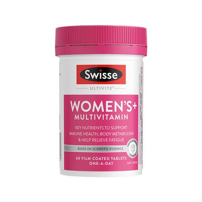 Swisse斯维诗复合维生素女性多种营养矿物质维C钙铁锌硒镁60片