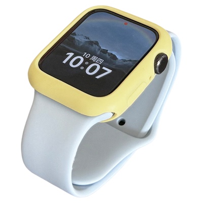 拼色软壳硅胶适用iwatch表带S9
