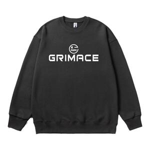 男女同款笑脸字母印花潮流休闲春秋季棉质青少年帅气圆领运动卫衣