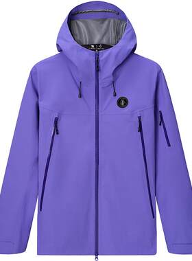 男装企鹅联名款硬壳冲锋衣外套2025新款男女防水防风登山服