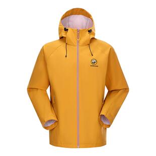 循野熊猫户外冲锋软壳衣女款2026新款春夏防泼水防风爬山夹克外套