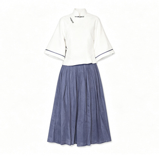 民国风女装合唱演出服高初中小学生朗诵演讲服五四青年服表演服