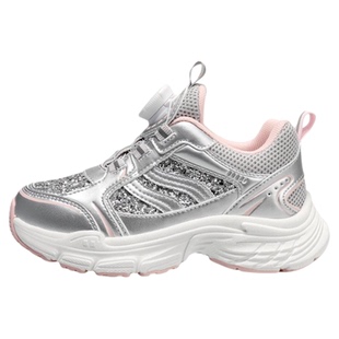 星期六童鞋女童运动鞋2025新款儿童鞋子学生旋转纽扣跑步鞋老爹鞋