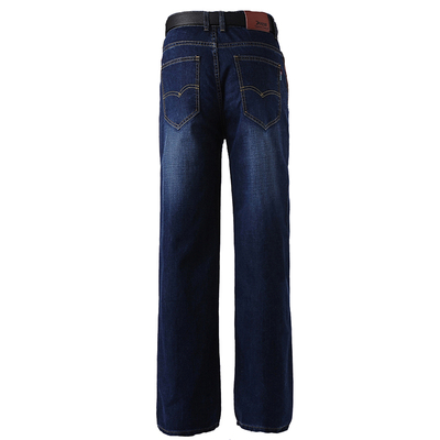 复古宽松直筒男士深档加长阔腿裤