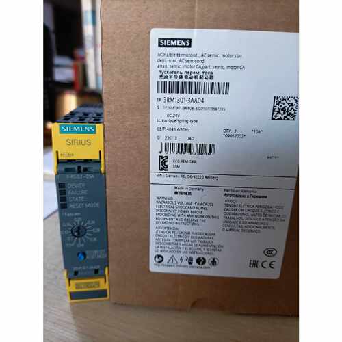 议价3RM1301-3AA04西门子电动机起动器全新原装正品现货