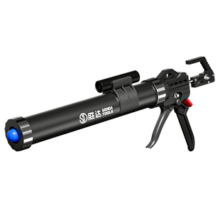 胜达玻璃胶枪压胶自动断胶密封胶专用打胶枪铝合金两用结构胶枪