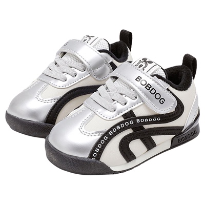 巴布豆童鞋儿童宝宝鞋子秋冬加绒