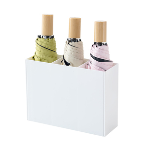 雨伞收纳架极窄分格入户门伞架家用门口壁挂式门后折叠雨伞置物架