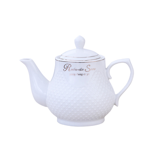 家用饭店陶瓷大小号茶壶带过滤泡茶壶客厅大容量冷水壶耐热凉水壶