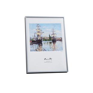 314#铝合金画框工厂定制海报大尺寸金属框架挂墙相框装裱简约窄边