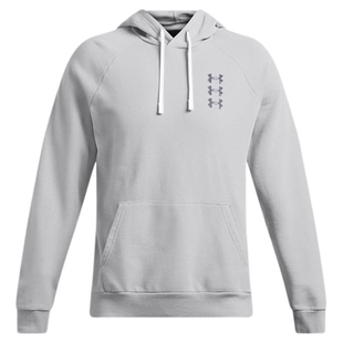 安德玛官方UA Rival 男子运动休闲健身抓绒连帽卫衣1389427